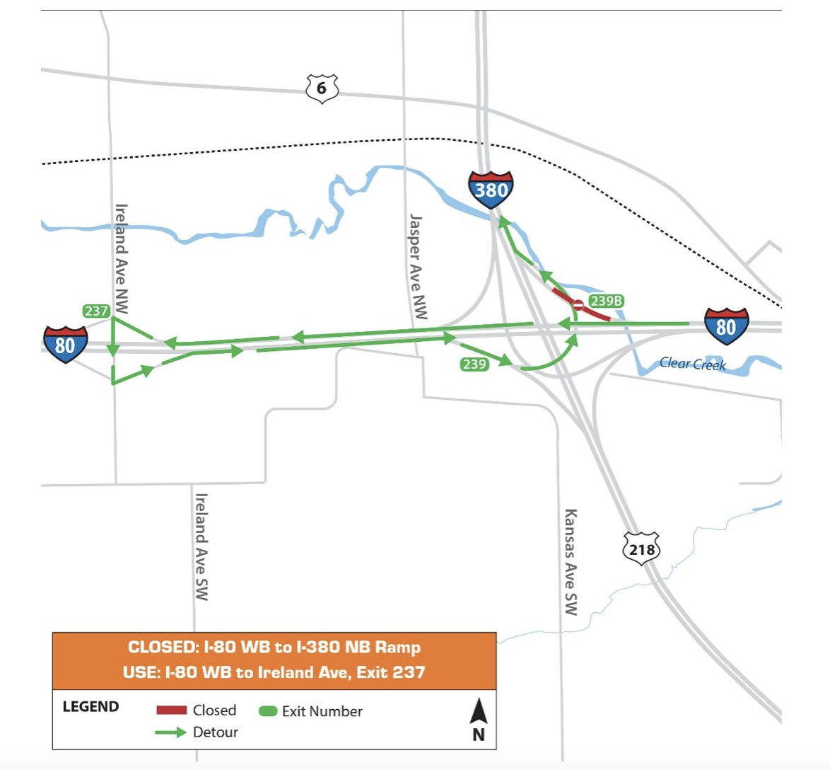 Interstate 80 Interstate 380 map