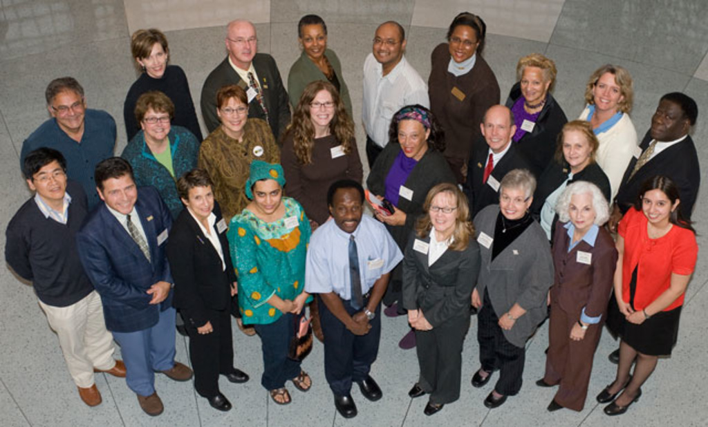 Group photo of UI Catalyst Award founder, recipients, and organizers in 2009