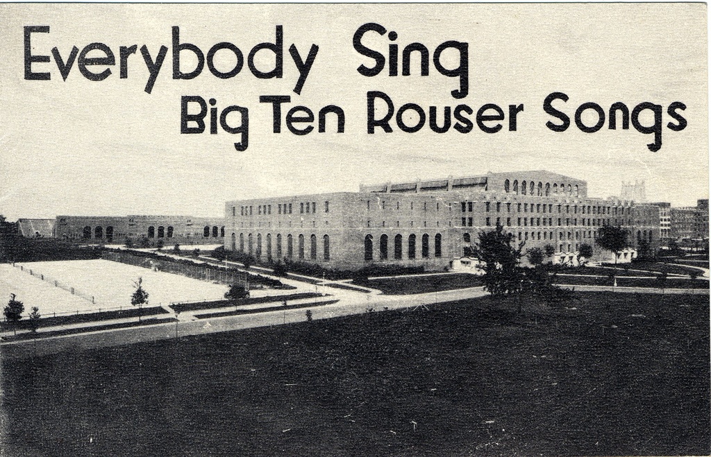 Big Ten Songs booklet, 1936