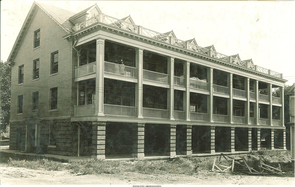 South face of Isolation Hospital, now known as Stuit Hall