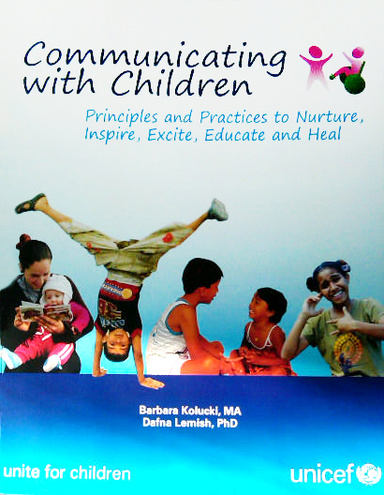 Cover image of UNICEF "Communicating with Children" book