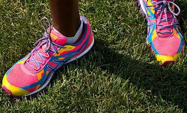 Diane Nukuri-Johnson's running shoes
