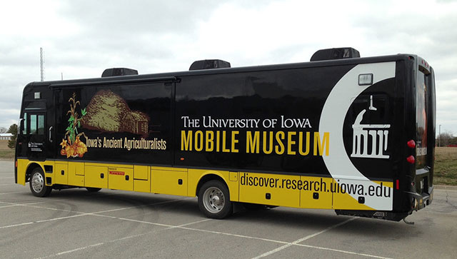 exterior of mobile museum