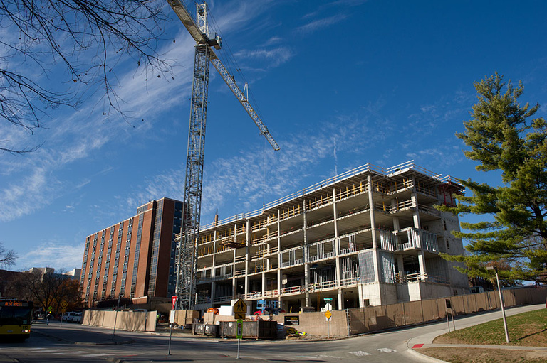 Residence Hall under construction