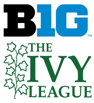 big ten and ivy league logos