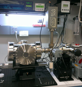 The gamma-ray burst polarimeter in Marlowe's lab.