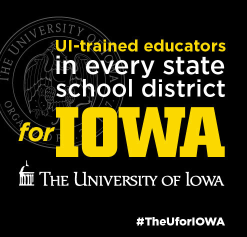 Advertisement reading "UI-trained educators in every state school district"