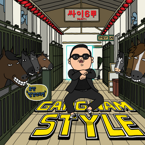 Gangnam Style cd cover