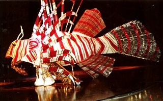 LionFish King costume red and white