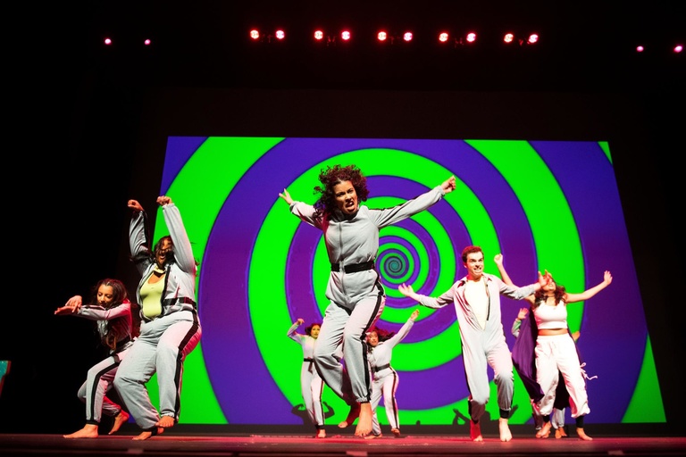 The University of Iowa hosted 7 dance teams inside Hancher Auditorium March 5 for the 2022 Nachte Raho dance competition. The Bollywood fusion dance competition pitted seven dance teams from around the country against each other for prize money. Presented