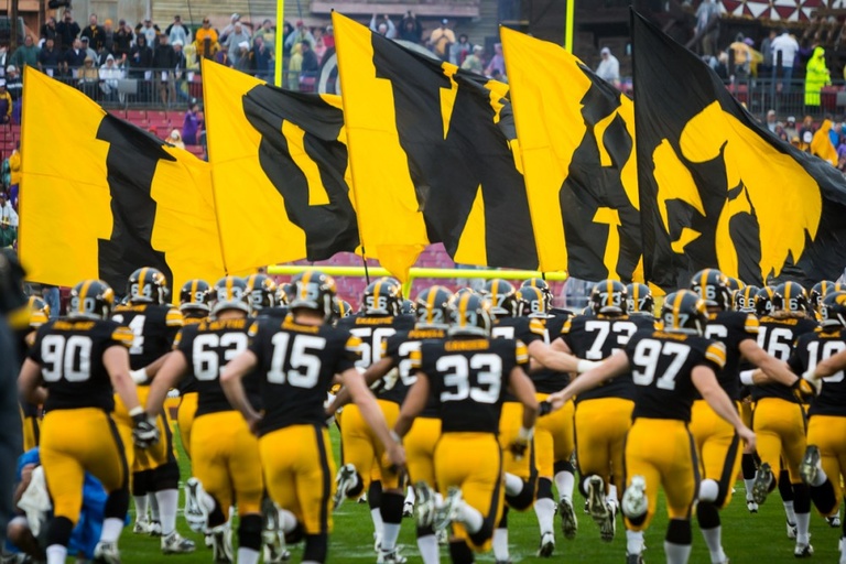 2014 began with a New Year's Day bowl (Outback Bowl) for the Hawkeyes. Photo by Bill Adams.