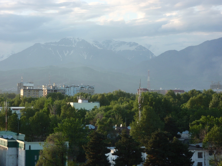 A view of Dashunbe, the capital of Tajikistan