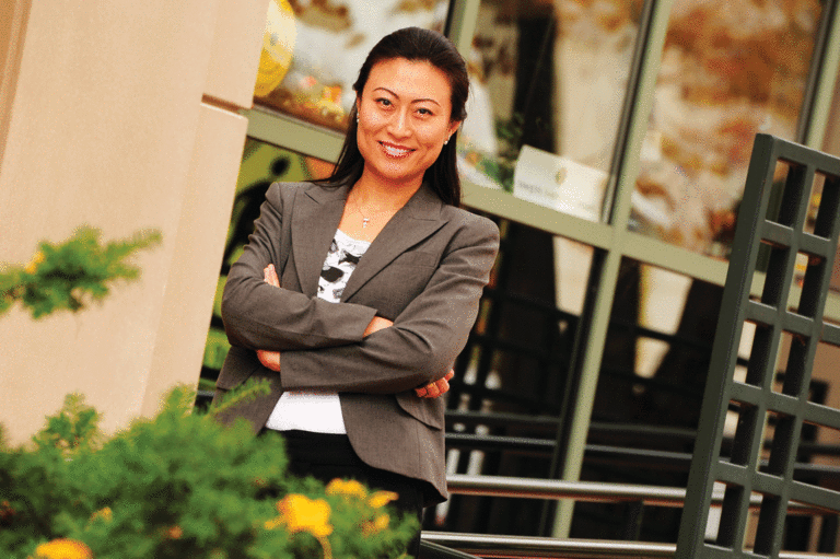 PHoto of Jing (Alice) Wang, Associate Professor of Marketing and Leonard A. Hadley Research Fellow, Tippie College of Business