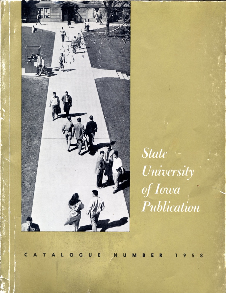 Cover of 1958 general catalog
