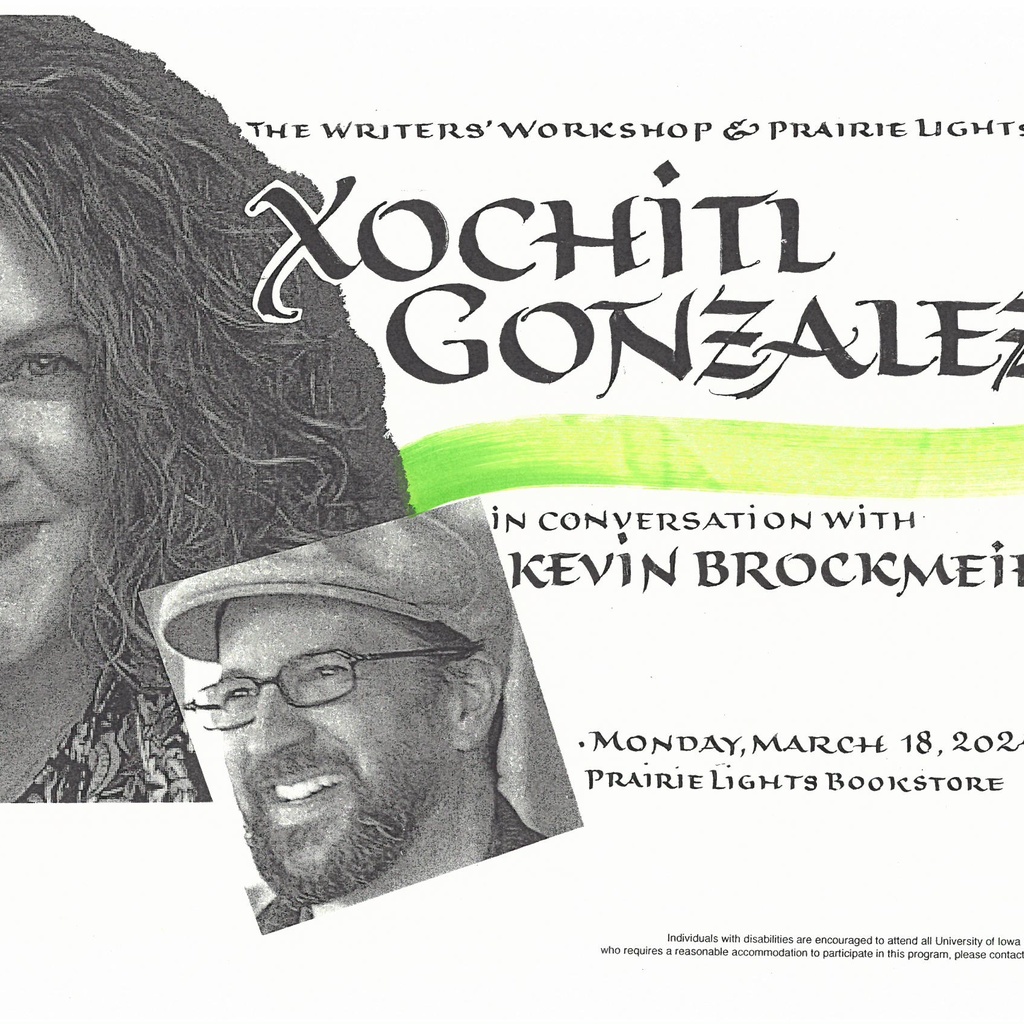 Live from Prairie Lights | Xochitl Gonzalez in conversation with Kevin Brockmeier promotional image