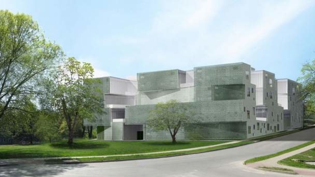 architect&#039;s rendering of new art building
