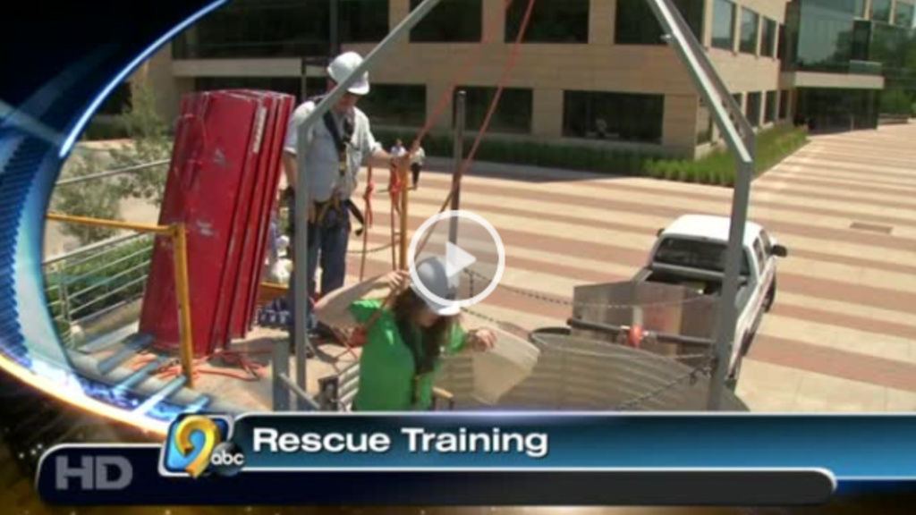 Medical students participated in a grain bin rescue training exercise at UI.