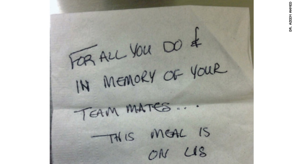 A note on a napkin