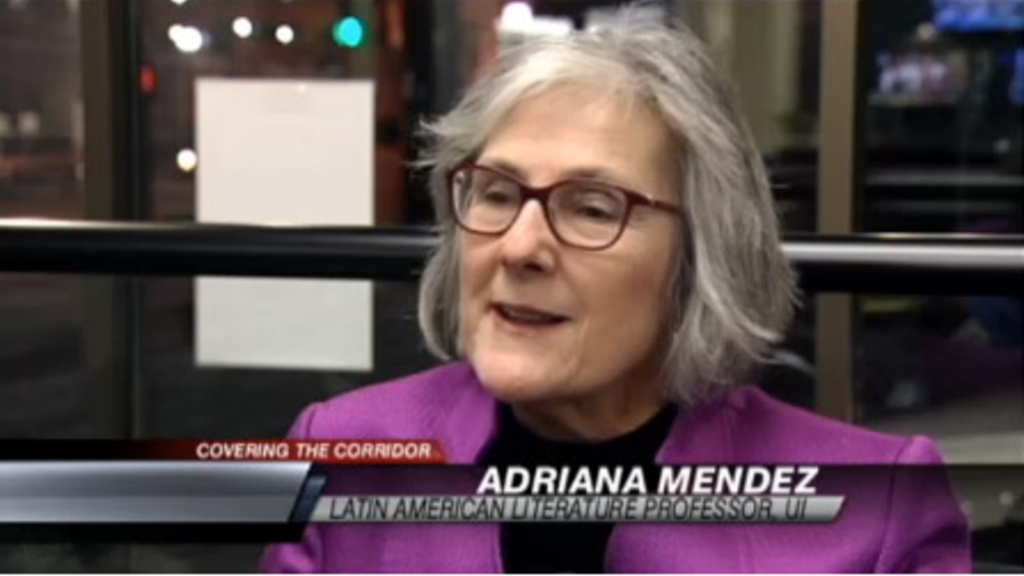 University of Iowa professor Adriana Mendez Rodenas