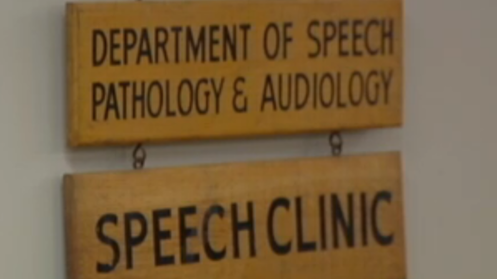 speech clinic sign