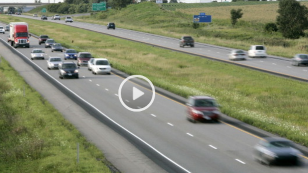 vehicles driving on Interstate