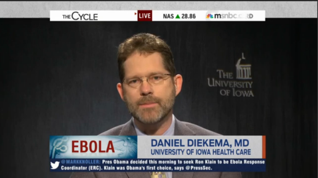 Dr. Daniel Diekema, University of Iowa Health Care