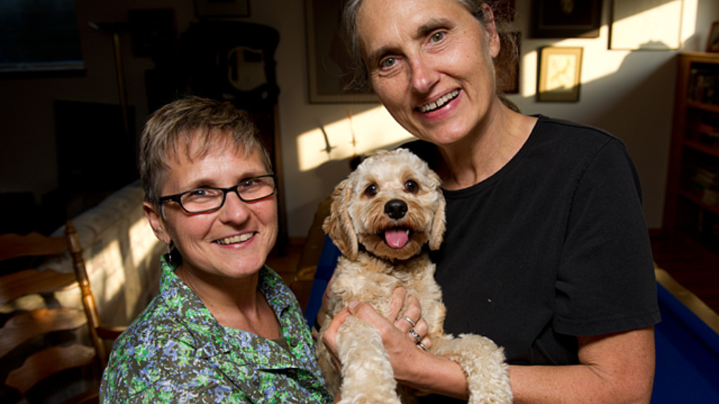 Jackie Reger and Terry Wahls
