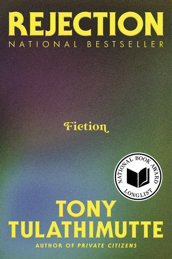 A book cover of the novel "Rejection"