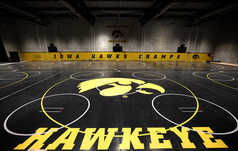 Mats in the Goschke Family Wrestling Training Center