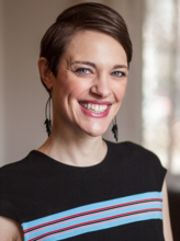 A portrait of Cate Dicharry