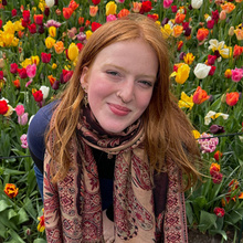 A portrait of Lucia Rongerude