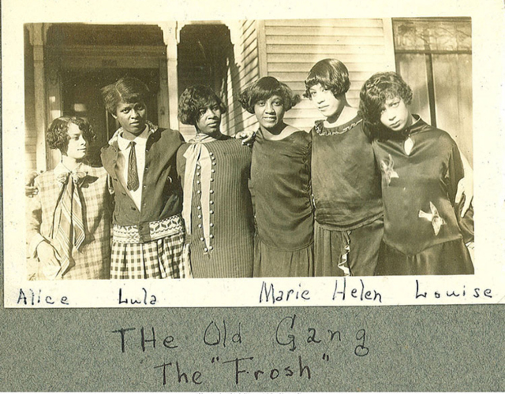 althea moore, lulu merle johnson, and friends
