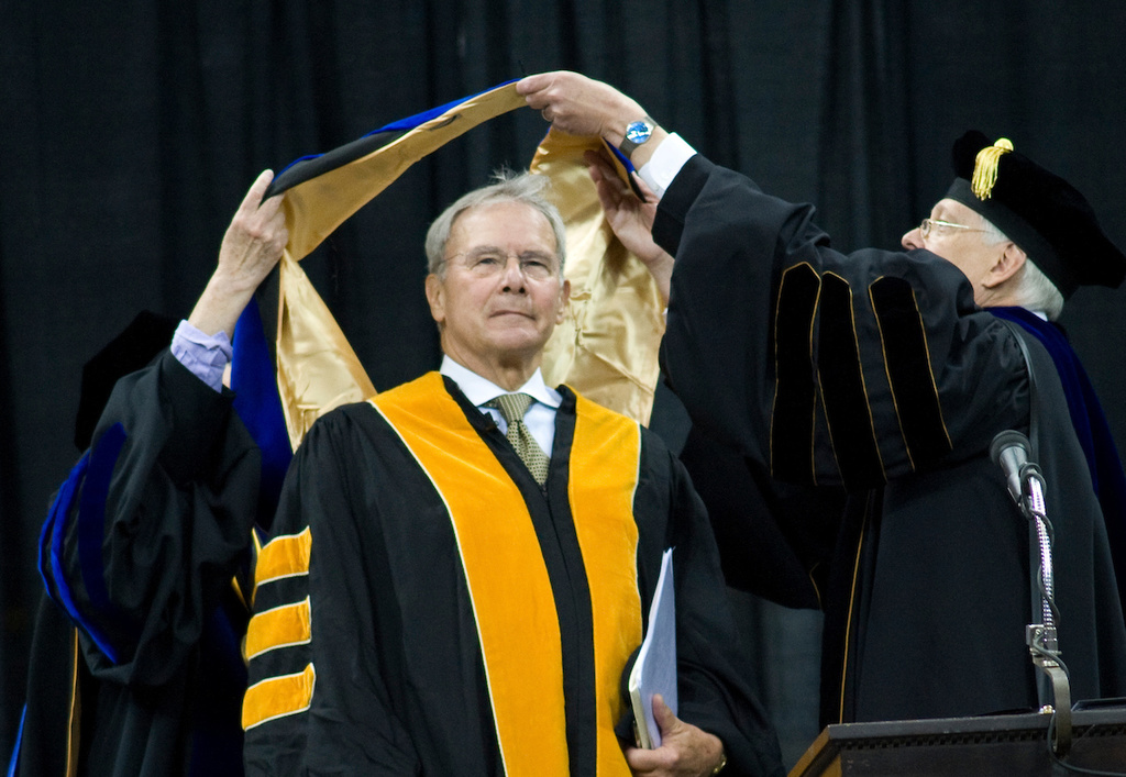 tom brokaw at commencement