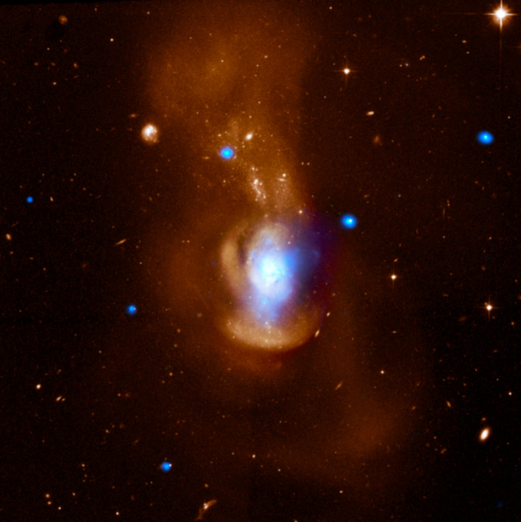 Medusa galaxy photo from Hubble telescope