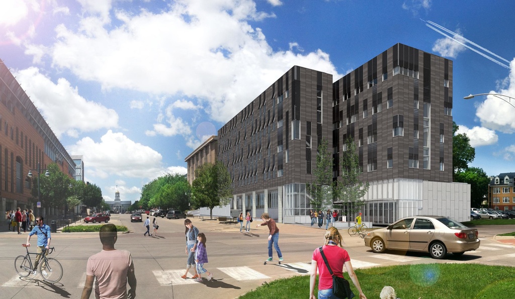 psychological and brain sciences building rendering