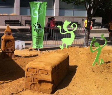 Dance Marathon's entry into this year's Sand in the City competition