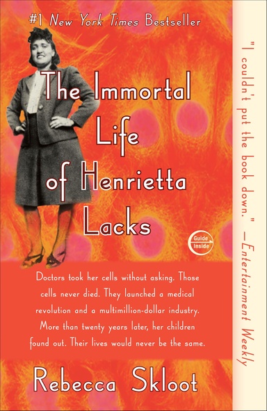 Image of book cover of The Immortal Life of Henrietta Lacks