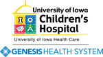 UI Children's Hospital and Genesis Health System logos