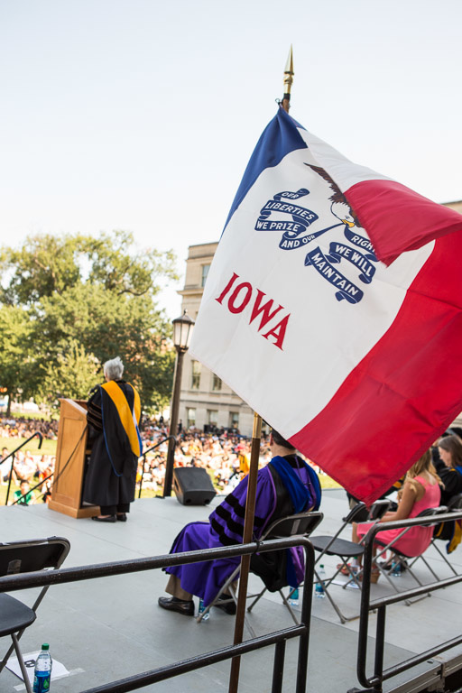 Iowa flag.