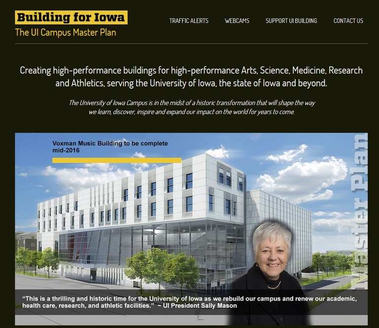 Building for Iowa website