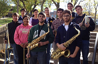 UI Latin Jazz Ensemble group photo
