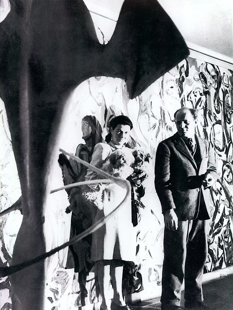 Peggy Guggenheim and Jackson Pollock