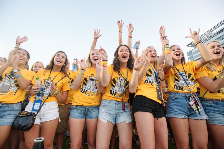 New students spend time at Kickoff at Kinnick