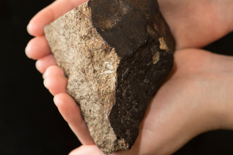 meteorite detail