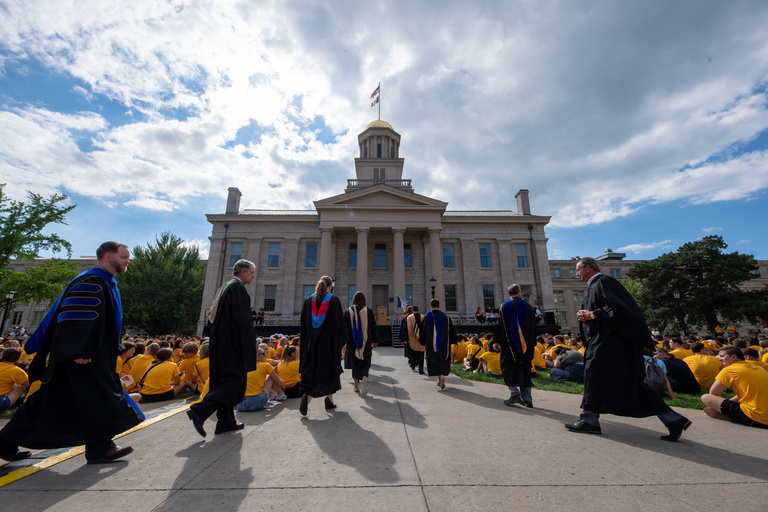 Convocation for the Class of 2026 took place on Sunday on the Pentacrest.