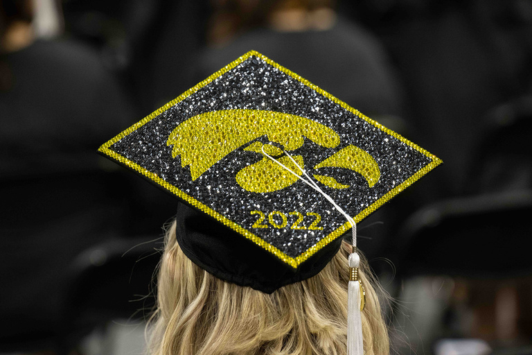 The College of Liberal Arts and Sciences Commencement Ceremony took place on Saturday, Dec. 17, at Carver-Hawkeye Arena.