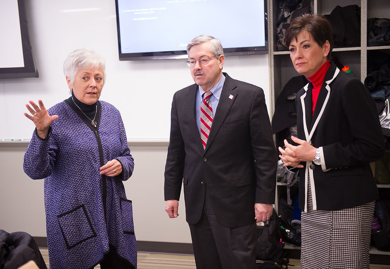 Sally Mason meets with Governor Terry Branstad and Lt. Governor Kim Reynolds 