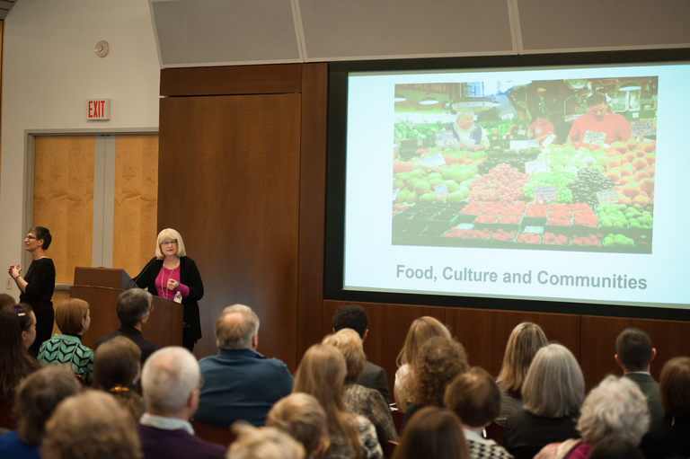 Linda Snetselaar’s lecture addresses food, culture, and communities.