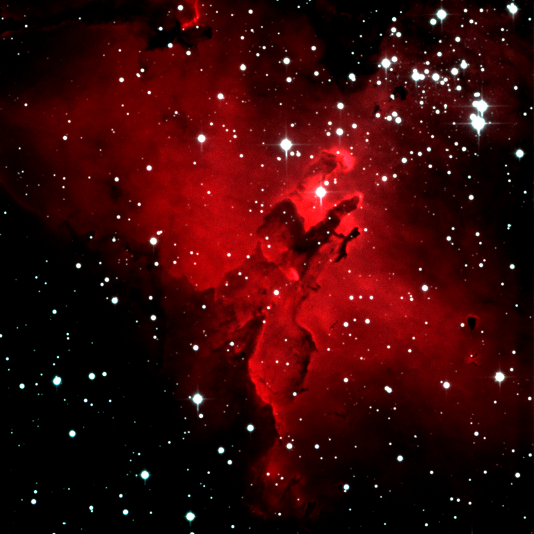 The Eagle Nebula as seen through the new UI Gemini telescope.