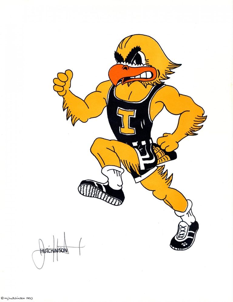 Drawing of track Herky